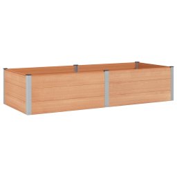 Strat înaltat de gradina Maro 250 x 100 x 54 cm alu. GartenMobel Dekor