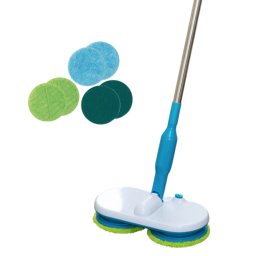 Mop cu acumulator rotatie dubla si fara fir Hurricane Floating Mop