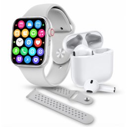 Set ceas smartwatch si casti bluetooth pro max W26 UNISEX
