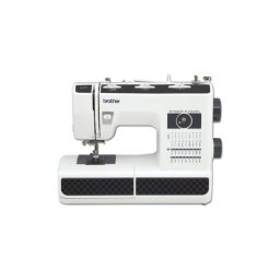 Masina de cusut electromecanica HF37, Strong & Tough, pentru materiale groase, 37 cusaturi, butoniera 1 pas, iluminare LED, pedala de picior, 850 imp/min, Alb
