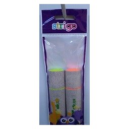 Set 2 evidentiatoare Strigo neon