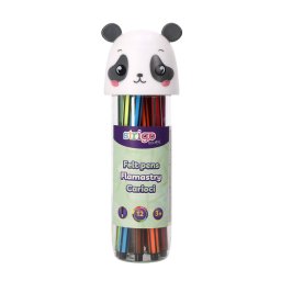 Strigo carioci lavabile 12 culori, cutie Panda