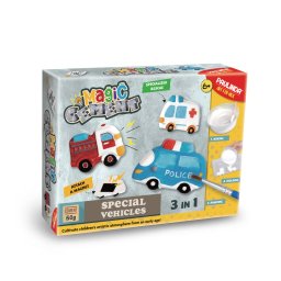 Set creativ Strigo "CIMENT MAGIC" , VEHICULE SPECIALE