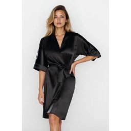 Halat satinat 100 negru