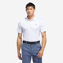Tricou polo golf Adidas Alb Bărbați