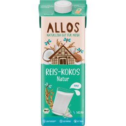Bautura de orez si cocos bio 1L Allos