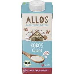 Crema de cocos bio pentru gatit 200ml Allos