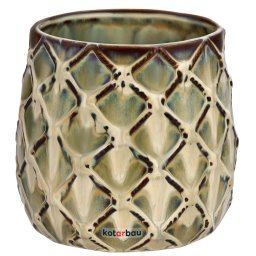 Ghiveci ceramic cu ananas fi 125 mm