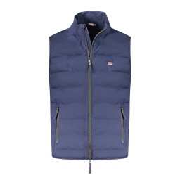 Norway Vesta barbati, cu fermoar dubla, Regular fit, Bleumarin inchis (SELECTATI MARIMEA: S)