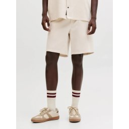 Jack & Jones Pantaloni scurti barbati, Jaiden Waffle Resort Short, Bej (SELECTATI MARIMEA: M)