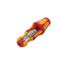 Maner surubelnita cu clichet VDE WERA 837 i RA Kraftform 9 115 mm pentru biti interschimbabili 05057490001