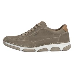 Pantofi barbati, Rieker, 15900-25-Bej, casual, piele naturala, cu talpa joasa, bej (Marime: 41)