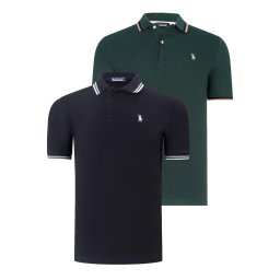 Tricou polo de barbati, dewberry