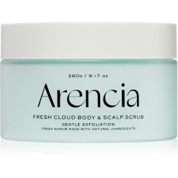 Arencia Fresh Cloud French Mint & Lily crema delicata pentru exfoliere pentru corp si par 260 g