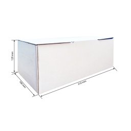 Cutie carton microondul alb, 310x160x120mm