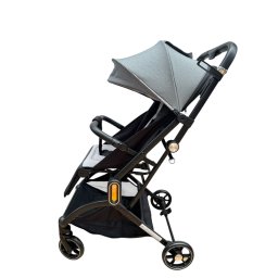 Carucior sport 002L, Gri, L-Sun, cu pliere rapida, suspensii si pozitie de somn