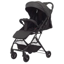 Carucior sport C5, negru, ultra usor, compact, cu sistem One Hand Folding si functie tip troller