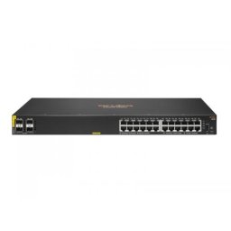 Switch HP Aruba 6000 24G 4SFP Class4 R8N87A, 24 Porturi, PoE, Black