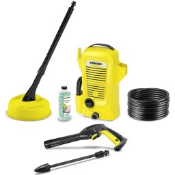 Aparat de curatat cu presiune Karcher K 2 Universal Edition Home, 1400 W, 110 bar presiune maxima, 360 l/h debit maxim,include Home Kit si detergent casa