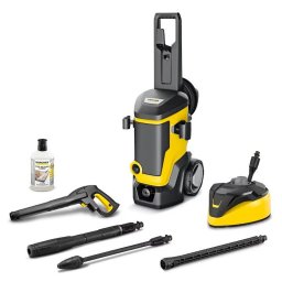 Aparat de curatat cu presiune Karcher K 7 WCM Premium Home, 3000 W, motor racit cu apa, debit max 600 l/h, presiune maxim 180 bar, tambur pentru furtun, dispozitiv pentru curatat suprafete T 7, detergent 1 L 3 in 1 RM 611