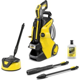 Aparat de curatat cu presiune Karcher K5 Power Control Home Flex, putere 2100 W, 145 bar presiune maxima, 500 l/h debit maxim, furtun presiune PremiumFlex 10 m, sistem Plug n Clean,perie exterior T5 , detergent exterior 0.5L, pistol G160Q Power Control