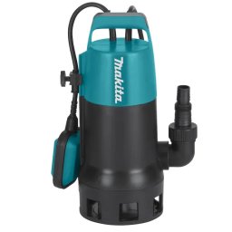 Pompa submersibila apa murdara Makita PF1010,putere 1100 W,debit maxim 14.4 mc/h,adancime imersie 5 m,inaltime refulare 10 m,cablu 10 m