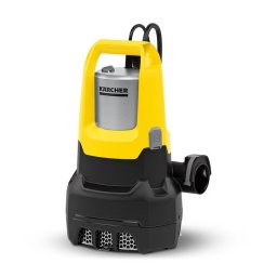 Pompa submersibila cu plutitor apa murdara Karcher SP 22000 Dirt Level Sensor, 750 W, debit maxim 22000 l/h, inaltime pompare 8 m, adancime scufundare 7 m, 230 - 240 V, senzor de nivel, include prefiltru din otel inoxidabil