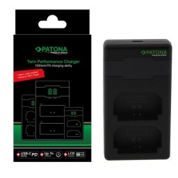 Patona Premium Twin Performance PD charger for Sony NP-FZ100 with USB-C cable