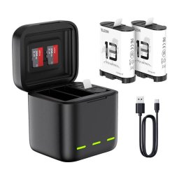 Incarcator de baterie cu trei canale pentru GoPro Hero 13 Black (S0-BCG-10-TGP)