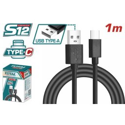 TOTAL - CABLU USB TIP A LA TIP C, 1M