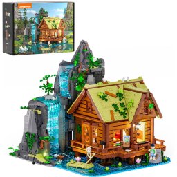 Lumibricks Waterfall Hut, construction toy
