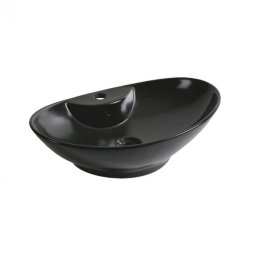 Lavoar ceramic KR-139, 58x38.5x17cm, negru mat