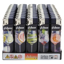 Set, Adamo Brichete Gaz Electronice 50 buc /, Diverse Sortimente 189400/189417/189401/189402