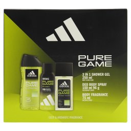 Caseta Cadou, Adidas, Dns75, Gel de Dus 250, Deo150 Pure Game
