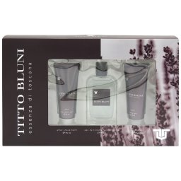 Caseta Cadou, Titto Bluni, Men, Aftershave 75 ml, EDT 75 ml, Gel de Dus 75 ml Essenza Di Toscana