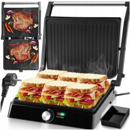 Gratar grill electric, 2200W, antiaderent, 28.5x22.5cm, MalTec, SM3000W, 220-240V, 113328