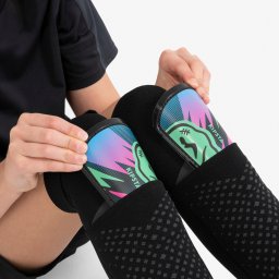 Jambiere și protecție tibie fotbal Easy Pocket Copii