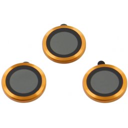 Folie de protectie Camera Spate OEM pentru Apple iPhone 17 Pro Max, Sticla Securizata, Portocalie