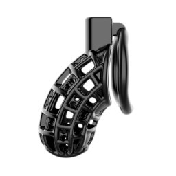 SuperLove Caveman Chastity Cage Black