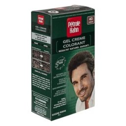 Set 2 x Vopsea de Par pentru Barbati Petrole Hahn Nr. 40 Castaniu, 70 ml