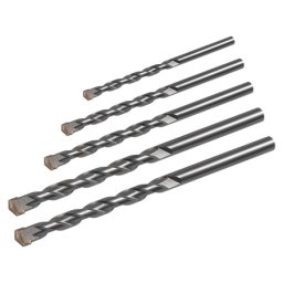 Set 5 burghie pentru beton Rebel 4–10 mm, coada cilindrica