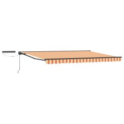 Marchiza retractabila electrica 4,5x3 m, semi-casetata, poliester PU