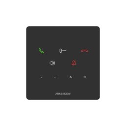Post interior videointerfon Hikvision PoE cu 9 butoane touch DS-KH6000-E1