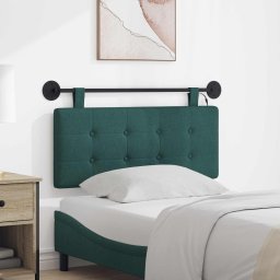 Tablie de pat suspendata Cu lumina LED Verde închis Tesatura GartenMobel Dekor