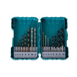 Set burghie TOTAL 16 piese pentru metal, beton si lemn, in cutie