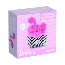 Casti wireless Barbie cu Bluetooth 5.3, microfon si carcasa de incarcare