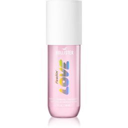Hollister Feelin' Love brumă parfumată pentru corp si par pentru femei Raspberry 198 ml