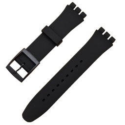 Curea silicon tip Swatch 12 mm neagră -59755