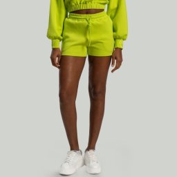 STRIX Pantaloni scurți pentru femei Lunar Chartreuse XXL
