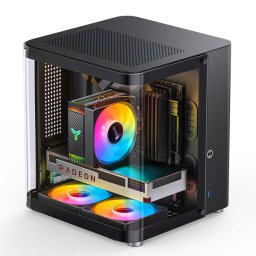 Carcasa Jonsbo TK-1 2.0 Micro-ATX Tempered Glass Negru